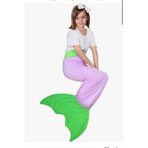 MaidreamMermaid Tail BlanketDouble-layered SoftCozy FleeceWarmSleeping bagNWOT - Picture 1 of 4